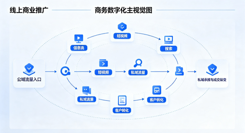 阳明区线上商业推广怎么做？全域流量闭环搭建与低成本转化实战指南